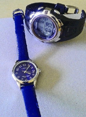 Two broken watches